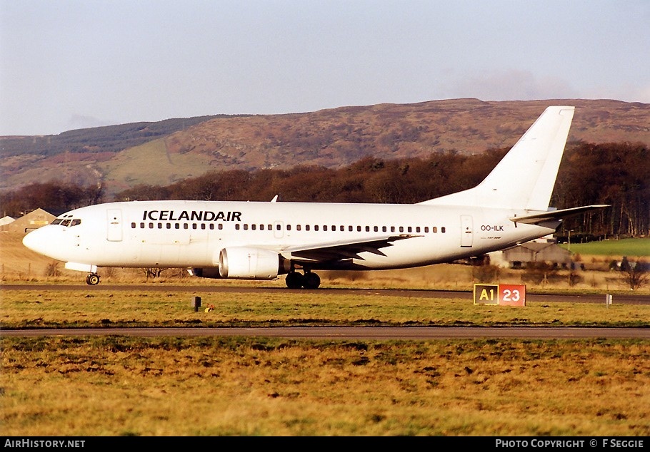 Aircraft Photo of OO-ILK | Boeing 737-3Q8(QC) | Icelandair | AirHistory.net #90304