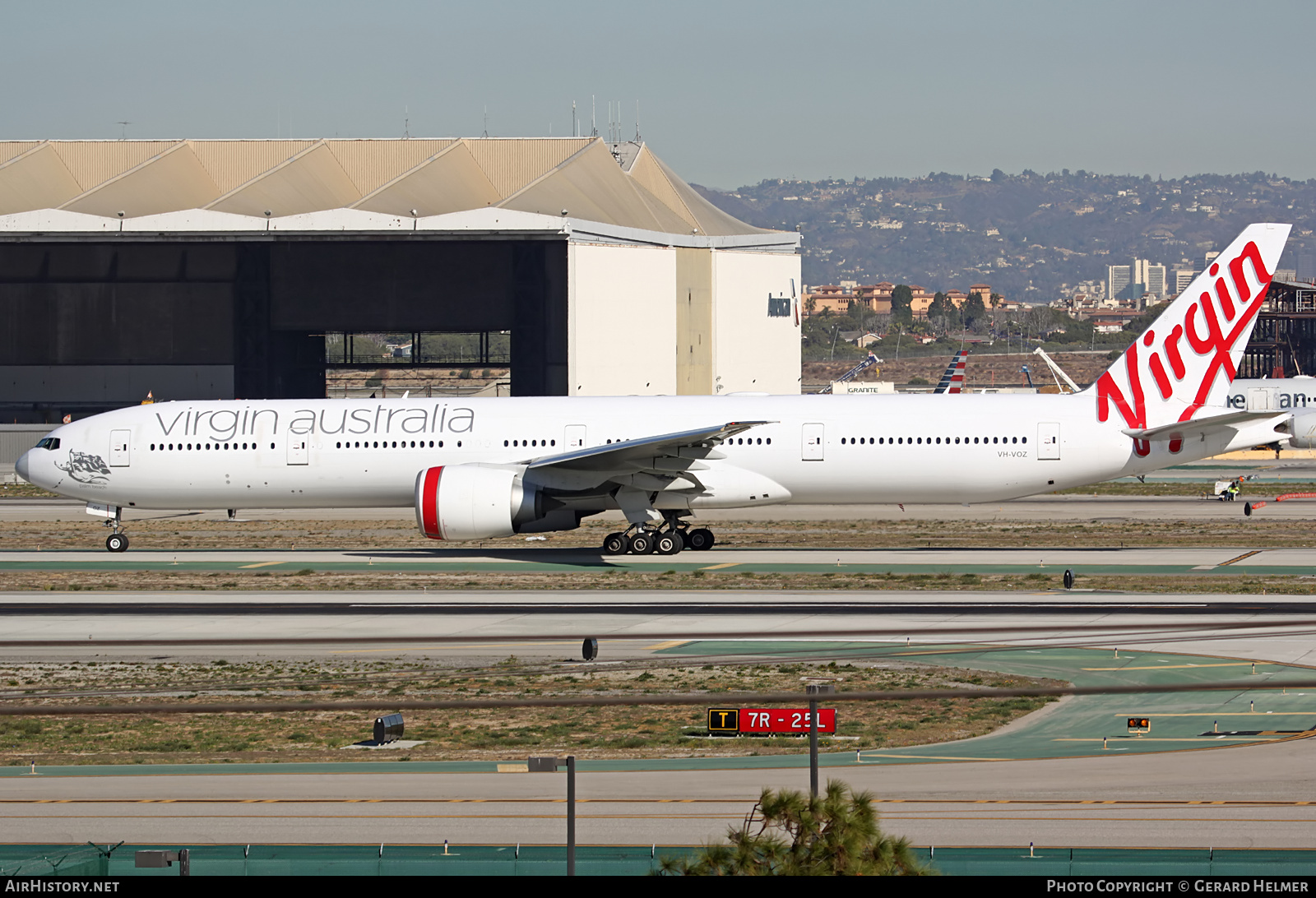 Aircraft Photo of VH-VOZ | Boeing 777-3ZG/ER | Virgin Australia Airlines | AirHistory.net #90311