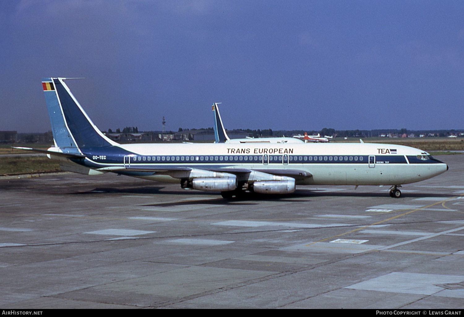 Aircraft Photo of OO-TEC | Boeing 707-131 | TEA - Trans European Airways | AirHistory.net #90320