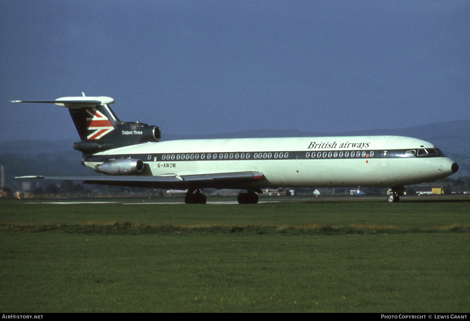 Aircraft Photo of G-AWZM | Hawker Siddeley HS-121 Trident 3B | British Airways | AirHistory.net #90322