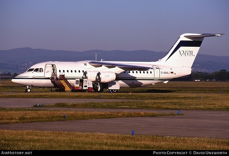 Aircraft Photo of D-AMAJ | British Aerospace BAe-146-200A | WDL Aviation | AirHistory.net #90330