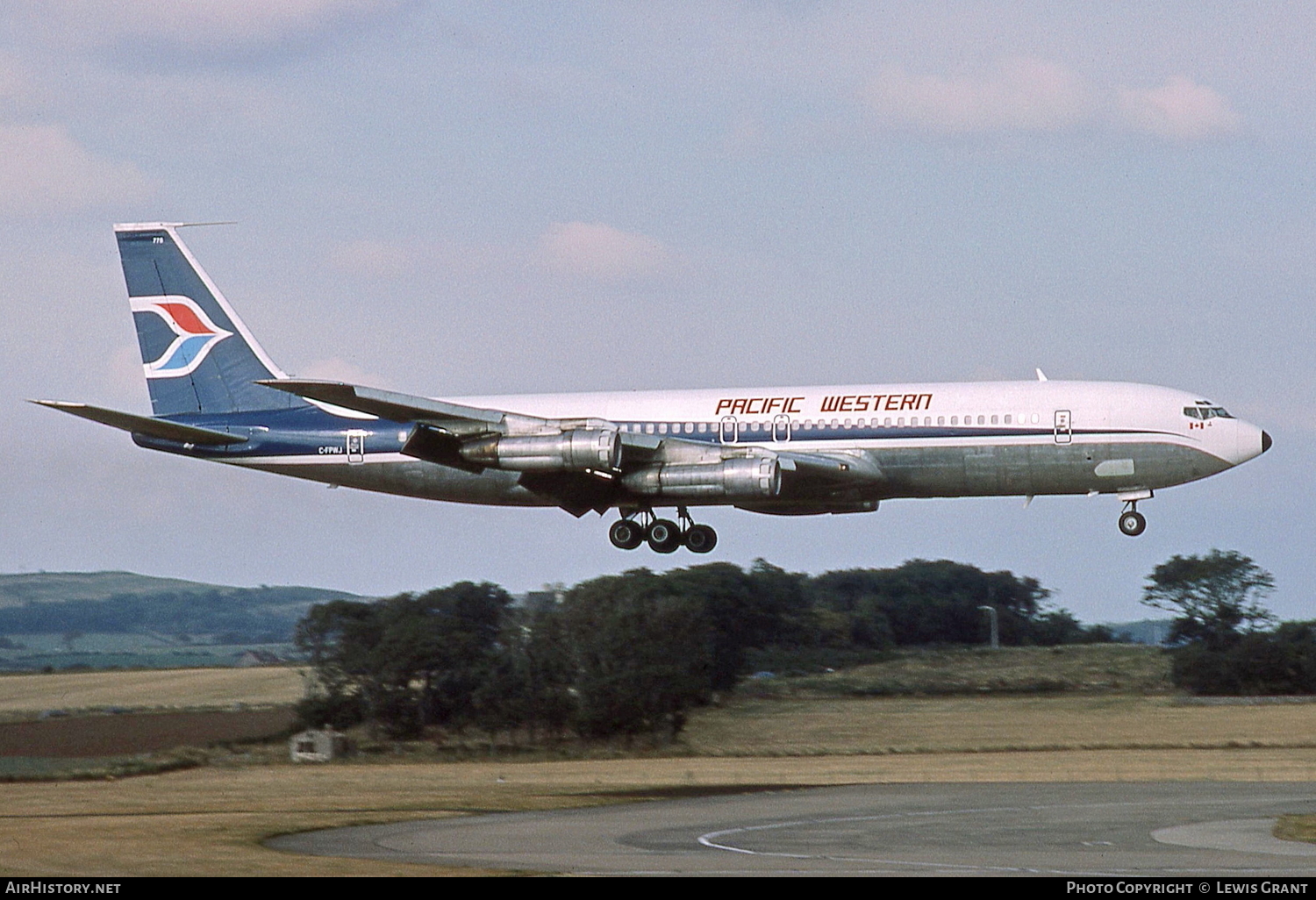 Aircraft Photo of C-FPWJ | Boeing 707-351C | Pacific Western Airlines | AirHistory.net #90341