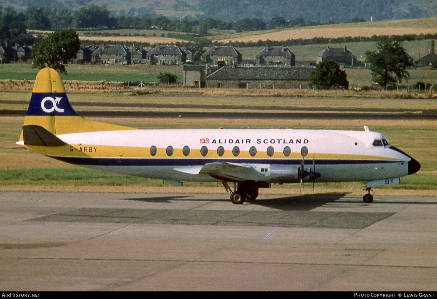 Aircraft Photo of G-ARBY | Vickers 708 Viscount | Alidair Scotland | AirHistory.net #90342