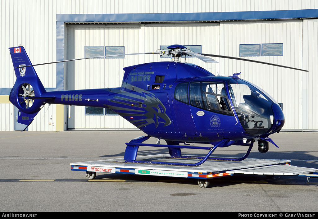 Aircraft Photo of C-FHWC | Eurocopter EC-120B Colibri | Calgary Police Service | AirHistory.net #90349