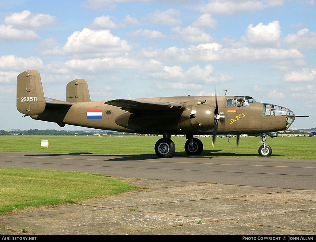 Aircraft Photo of N320SQ / N5-149 | North American B-25N Mitchell | Netherlands East Indies - Air Force | AirHistory.net #90361