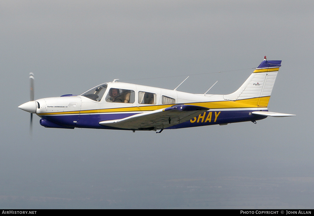 Aircraft Photo of G-SHAY | Piper PA-28R-201T Turbo Cherokee Arrow III | AirHistory.net #90369