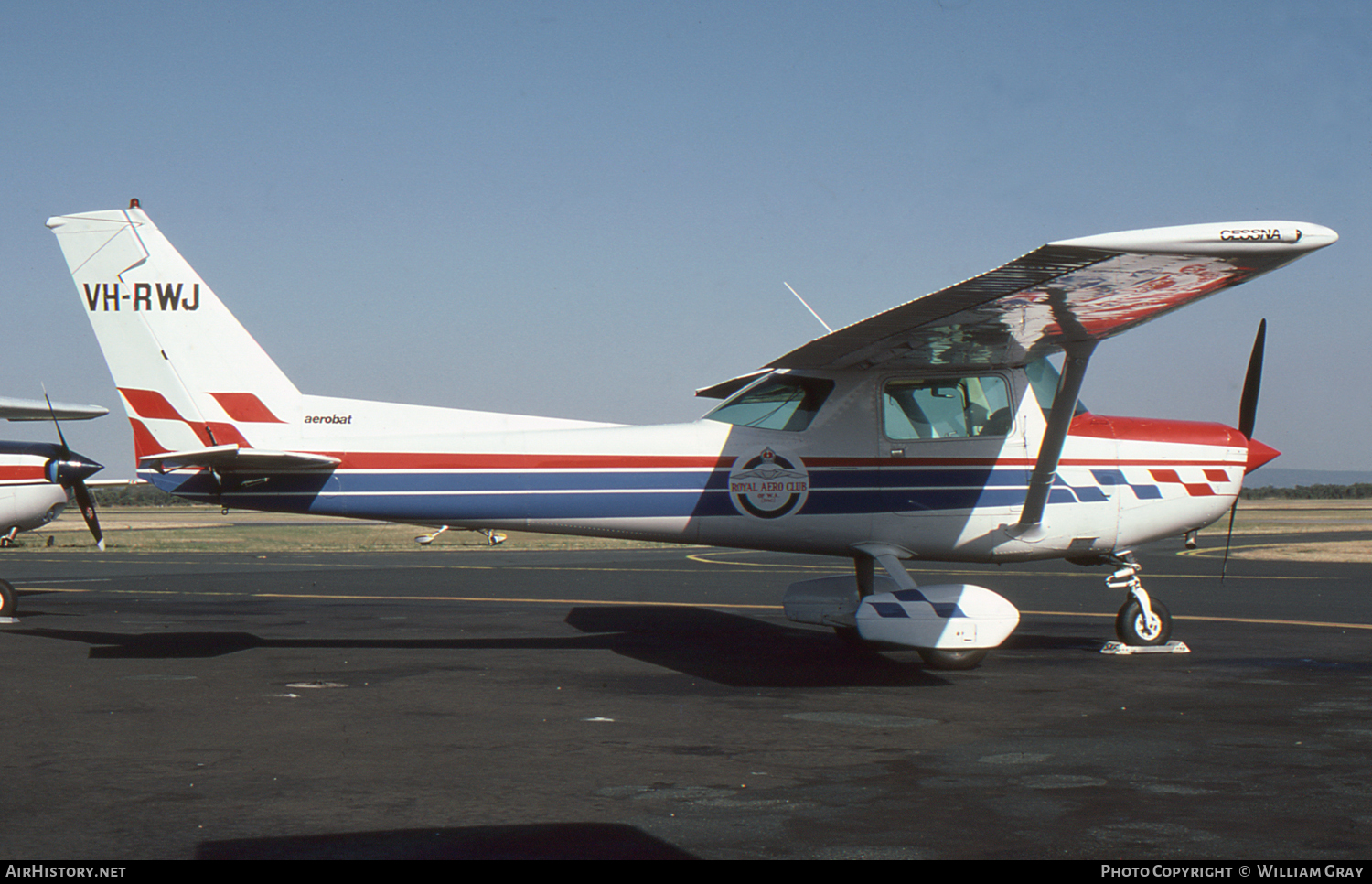 Aircraft Photo of VH-RWJ | Cessna A152 Aerobat | Royal Aero Club of Western Australia | AirHistory.net #90382