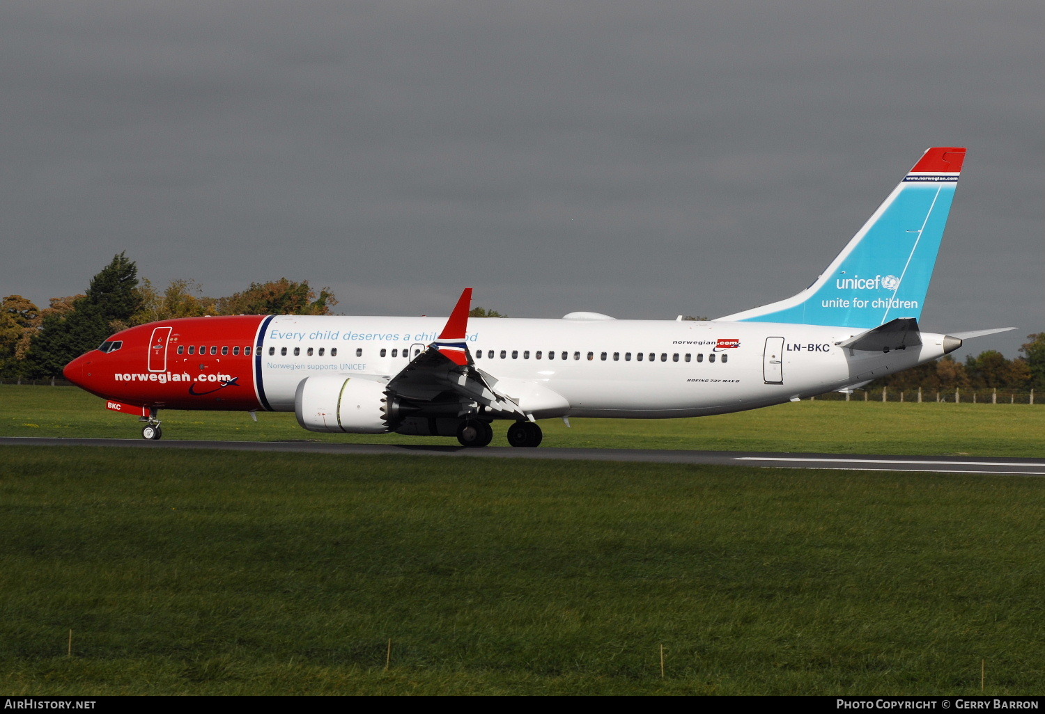 Aircraft Photo of LN-BKC | Boeing 737-8 Max 8 | Norwegian | AirHistory.net #90395