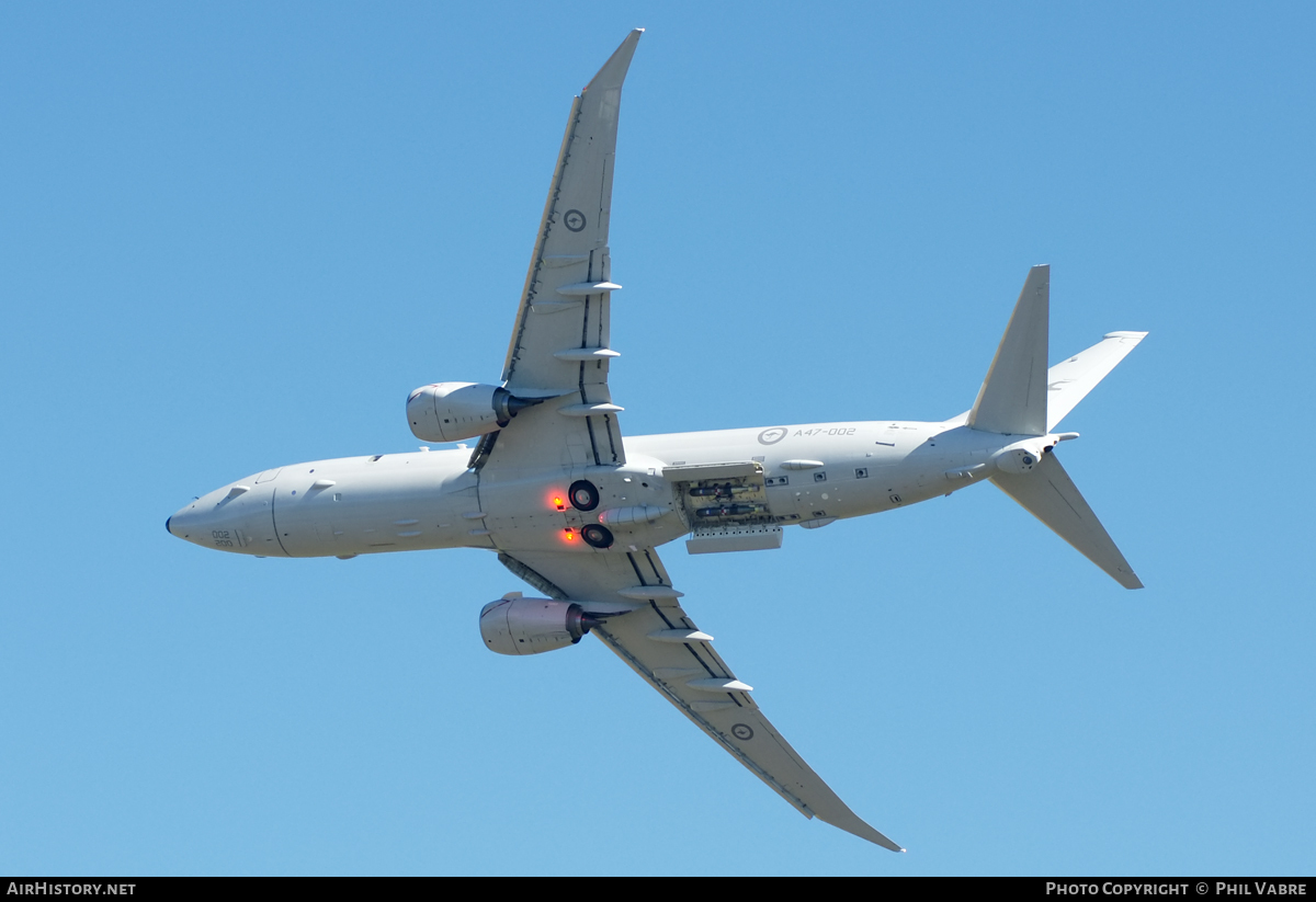 Aircraft Photo of A47-002 | Boeing P-8A Poseidon | Australia - Air Force | AirHistory.net #90398