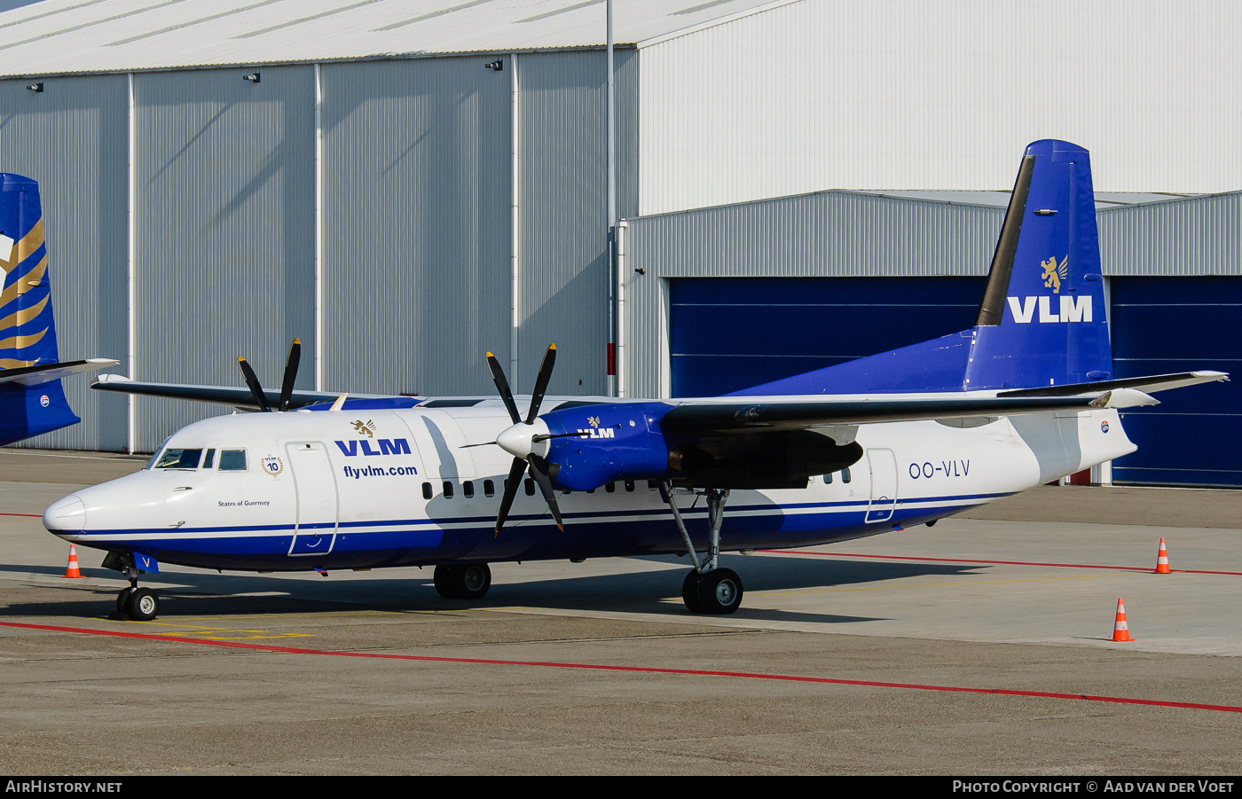 Aircraft Photo of OO-VLV | Fokker 50 | VLM Airlines | AirHistory.net #90413