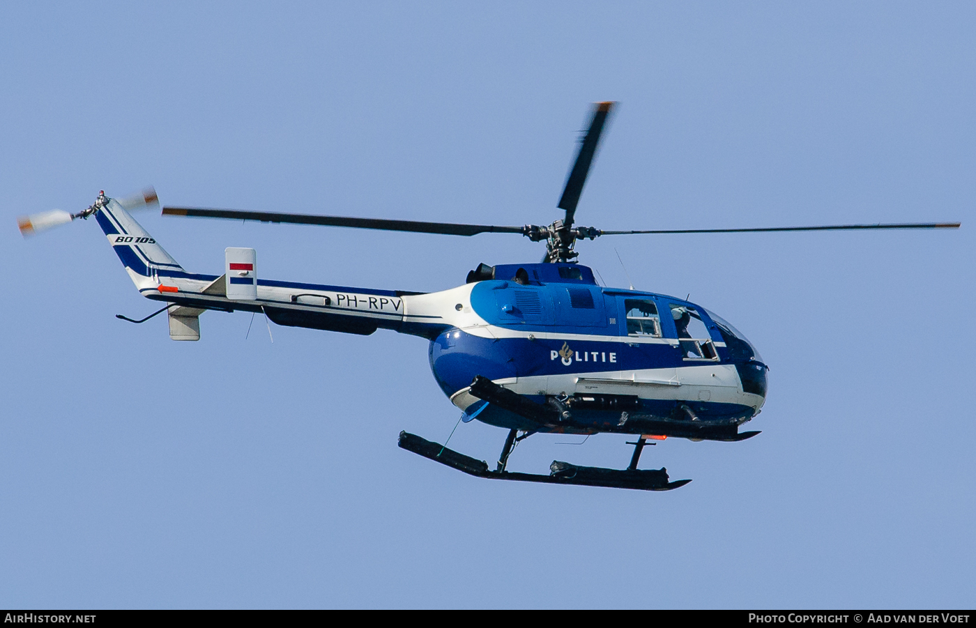 Aircraft Photo of PH-RPV | MBB BO-105CB | Politie | AirHistory.net #90415