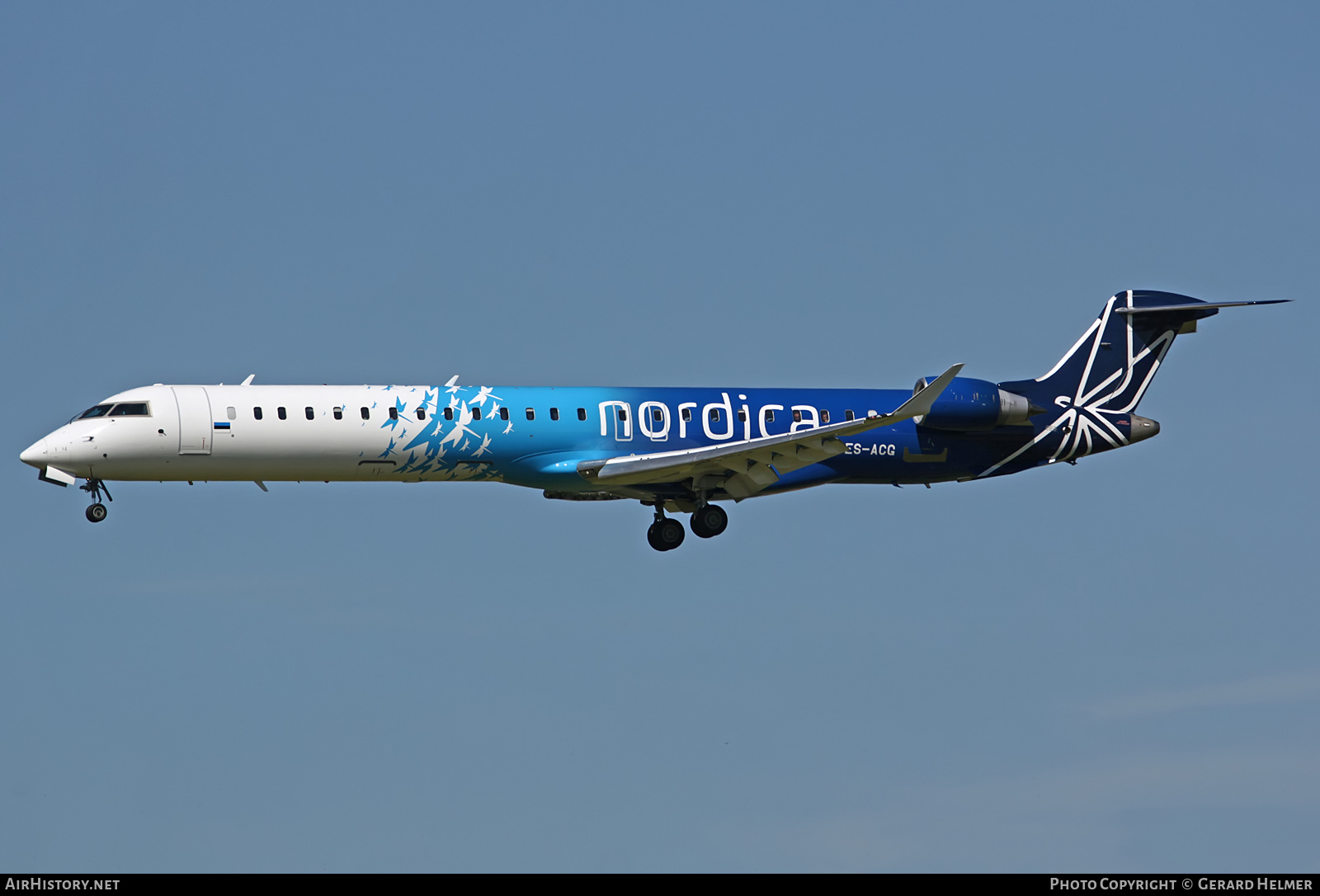 Aircraft Photo of ES-ACG | Bombardier CRJ-900 (CL-600-2D24) | Nordica | AirHistory.net #90427