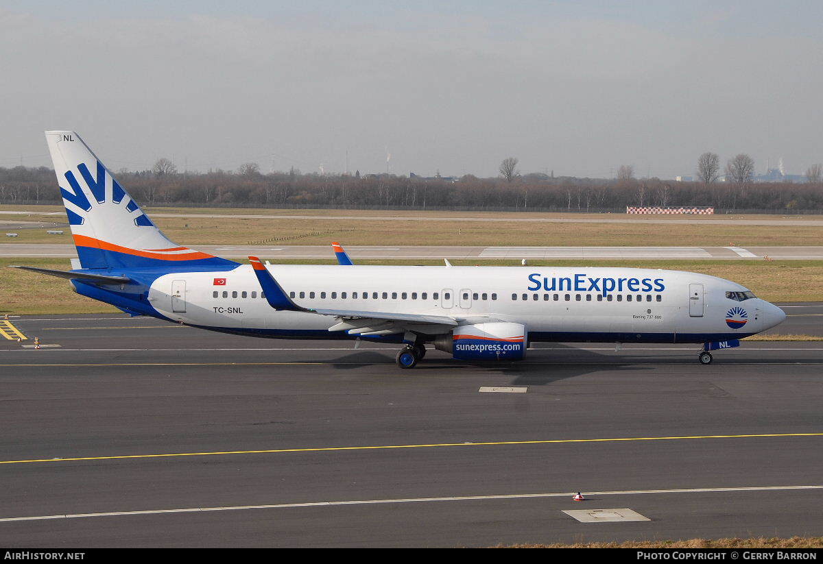 Aircraft Photo of TC-SNL | Boeing 737-86N | SunExpress | AirHistory.net #90436