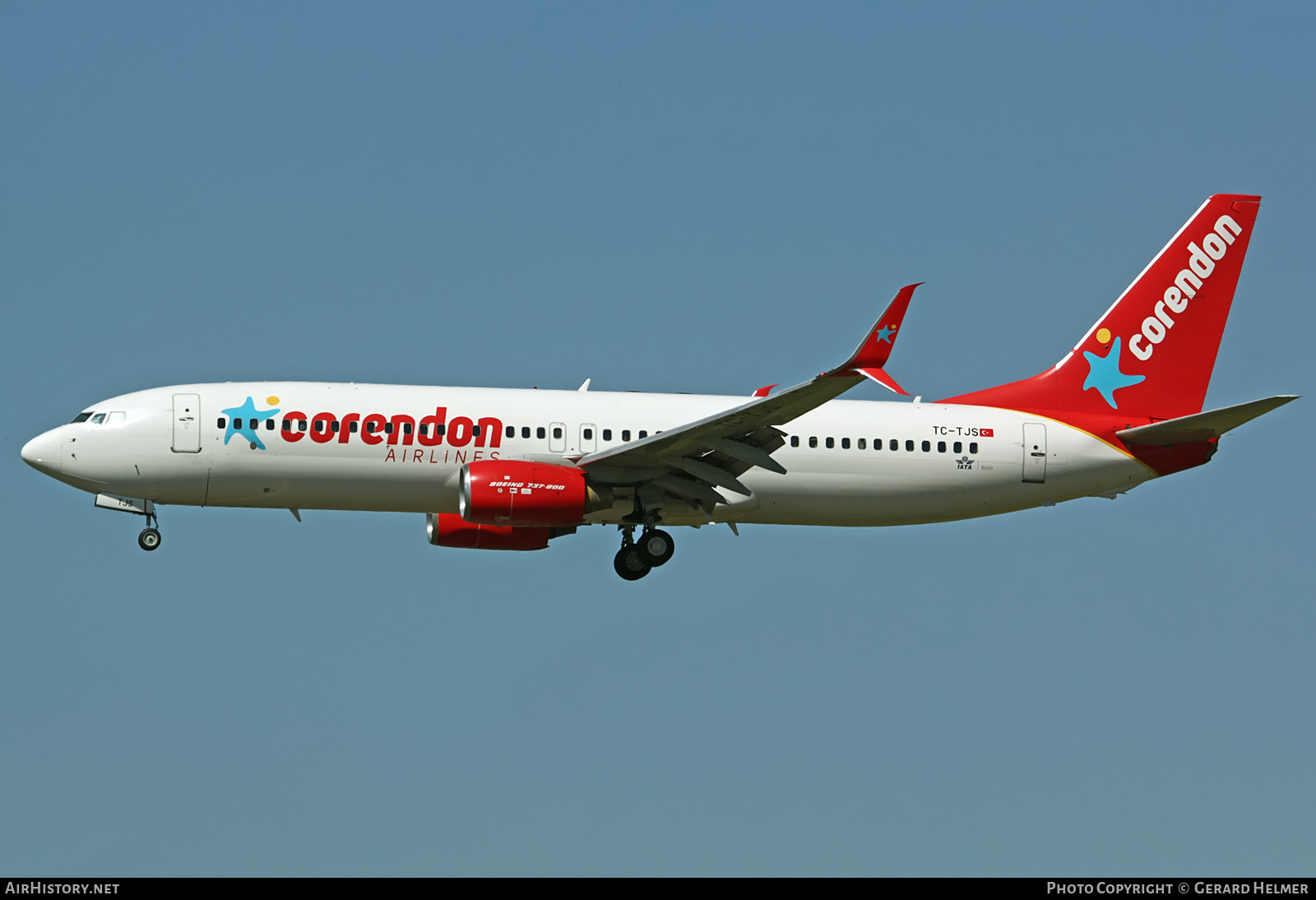 Aircraft Photo of TC-TJS | Boeing 737-81B | Corendon Airlines | AirHistory.net #90447