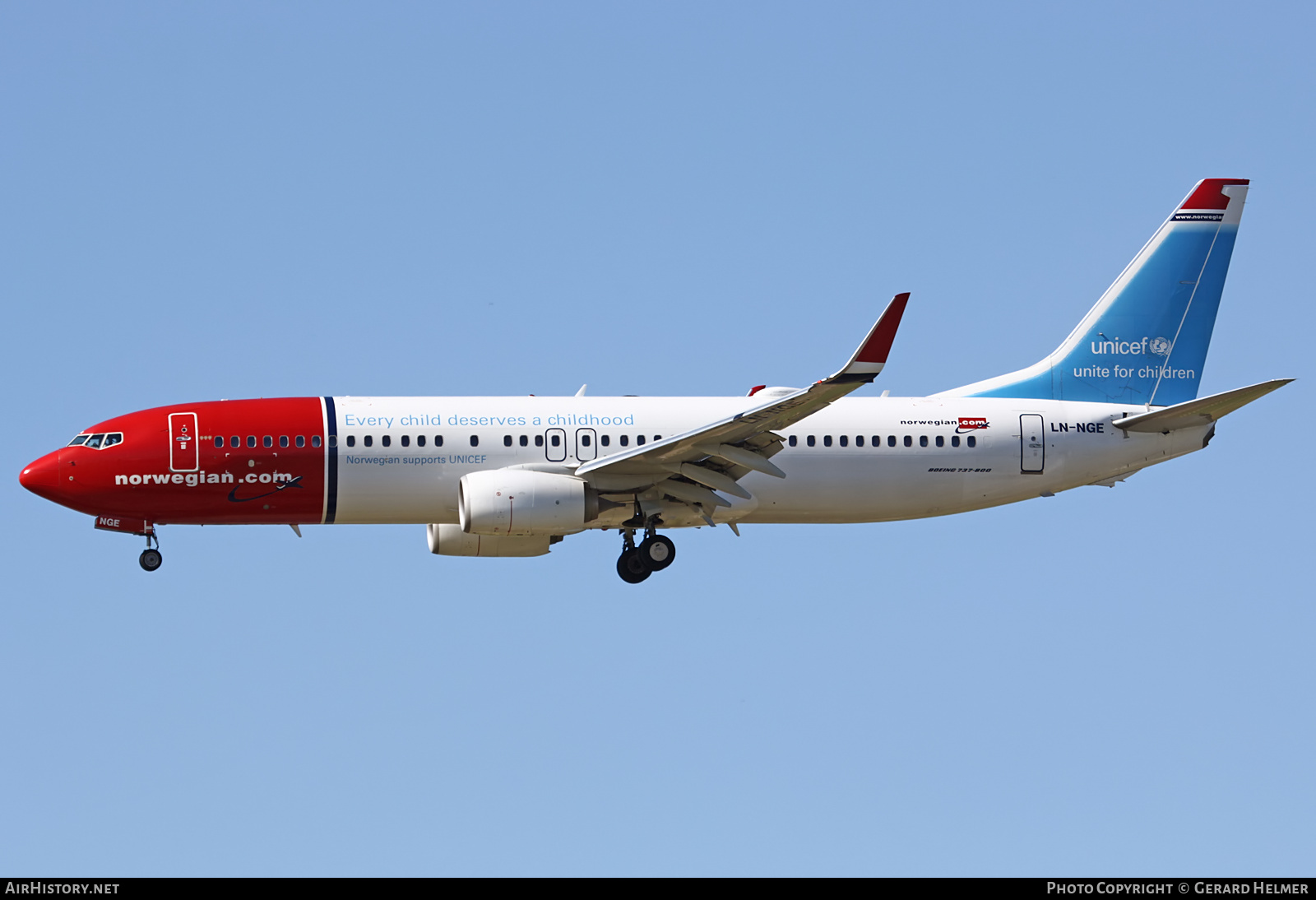 Aircraft Photo of LN-NGE | Boeing 737-8JP | Norwegian | AirHistory.net #90493