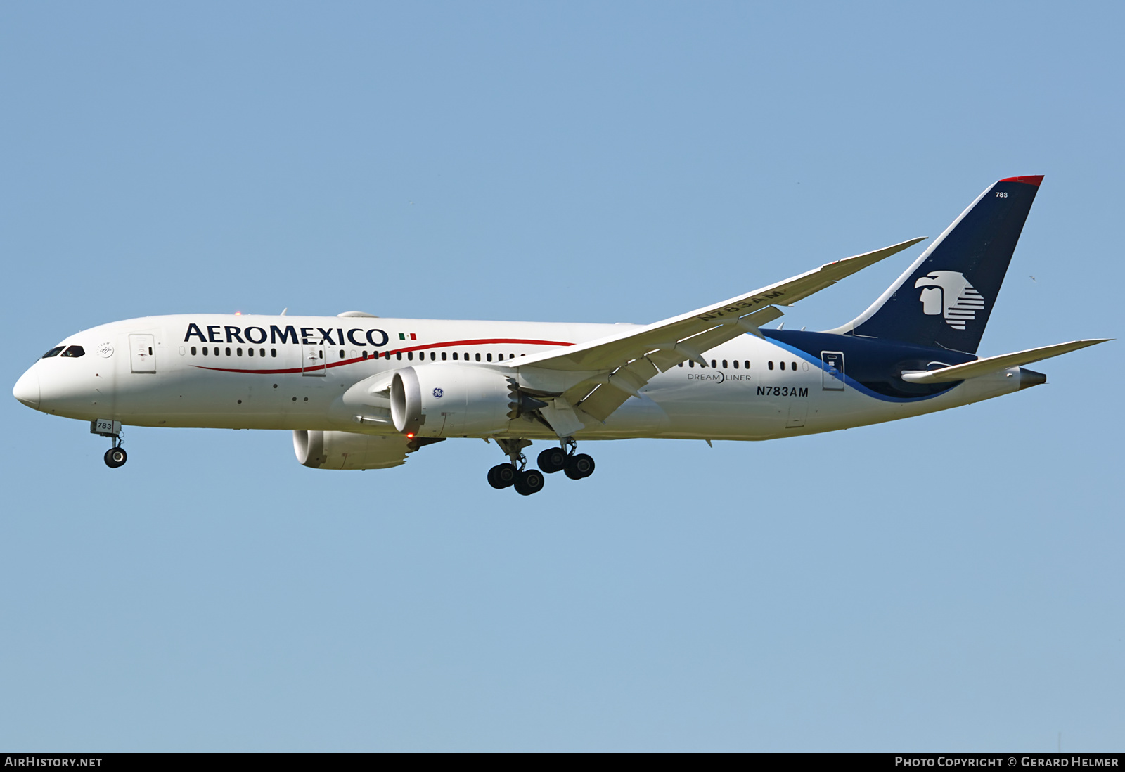 Aircraft Photo of N783AM | Boeing 787-8 Dreamliner | AeroMéxico | AirHistory.net #90496