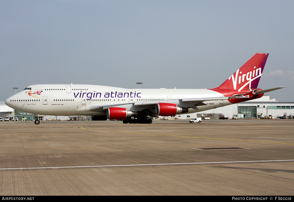 Aircraft Photo of G-VROS | Boeing 747-443 | Virgin Atlantic Airways | AirHistory.net #90524