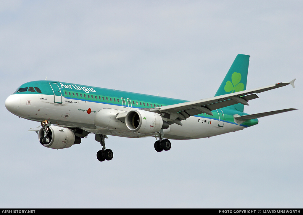 Aircraft Photo of EI-CVB | Airbus A320-214 | Aer Lingus | AirHistory.net #90533