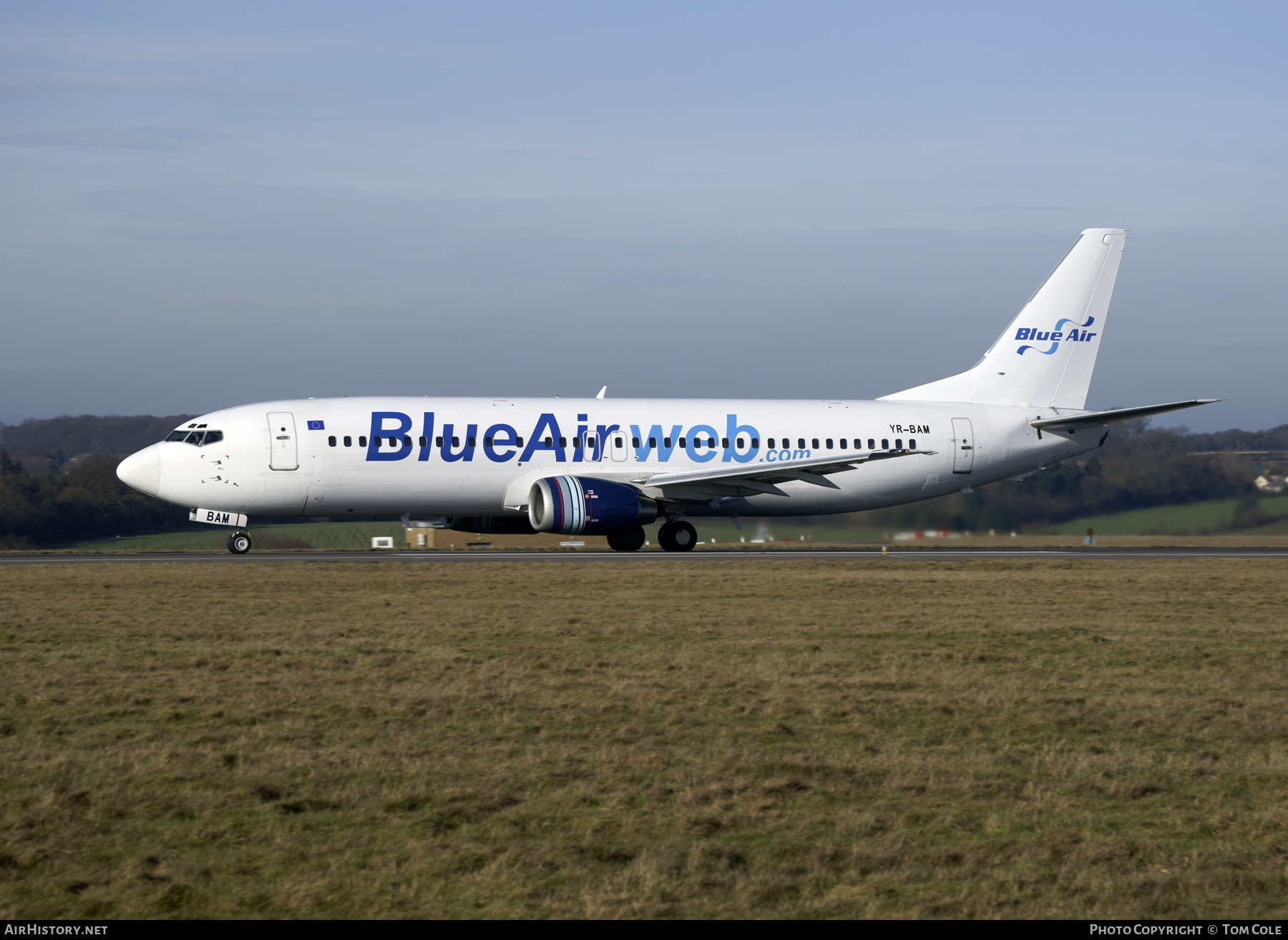 Aircraft Photo of YR-BAM | Boeing 737-4Q8 | Blue Air | AirHistory.net #90536