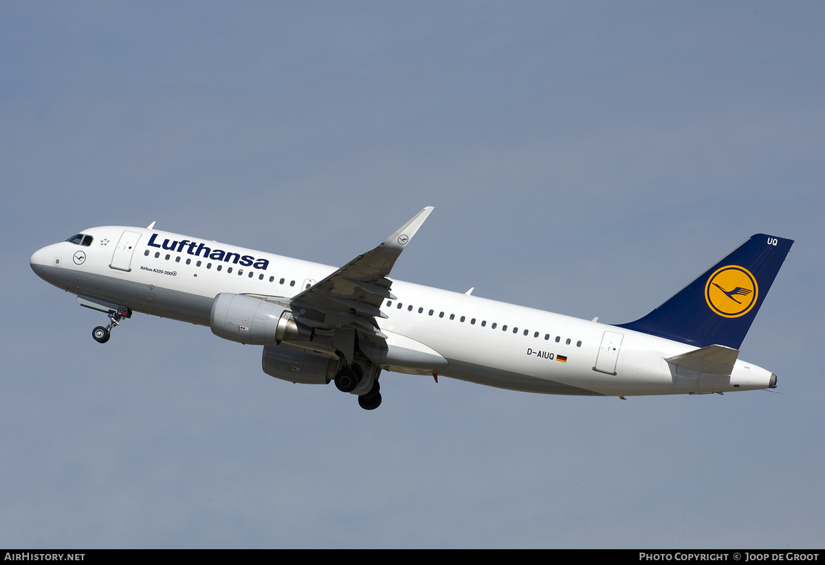 Aircraft Photo of D-AIUQ | Airbus A320-214 | Lufthansa | AirHistory.net #90537