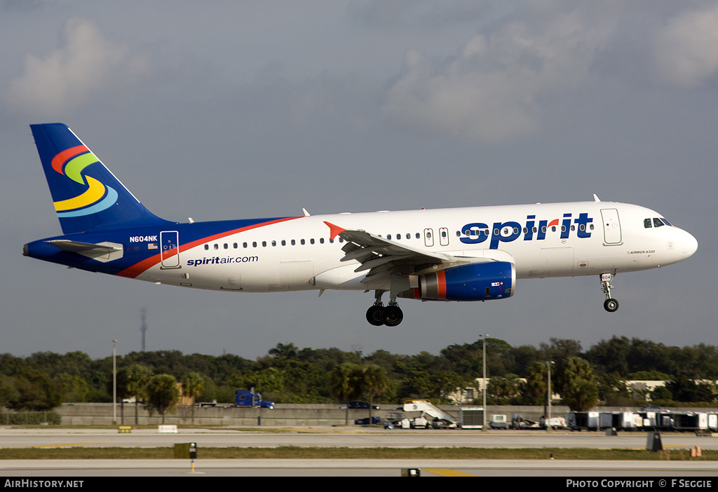 Aircraft Photo of N604NK | Airbus A320-232 | Spirit Airlines | AirHistory.net #90550