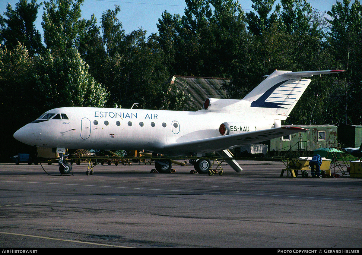 Aircraft Photo of ES-AAU | Yakovlev Yak-40 | Estonian Air | AirHistory.net #90595