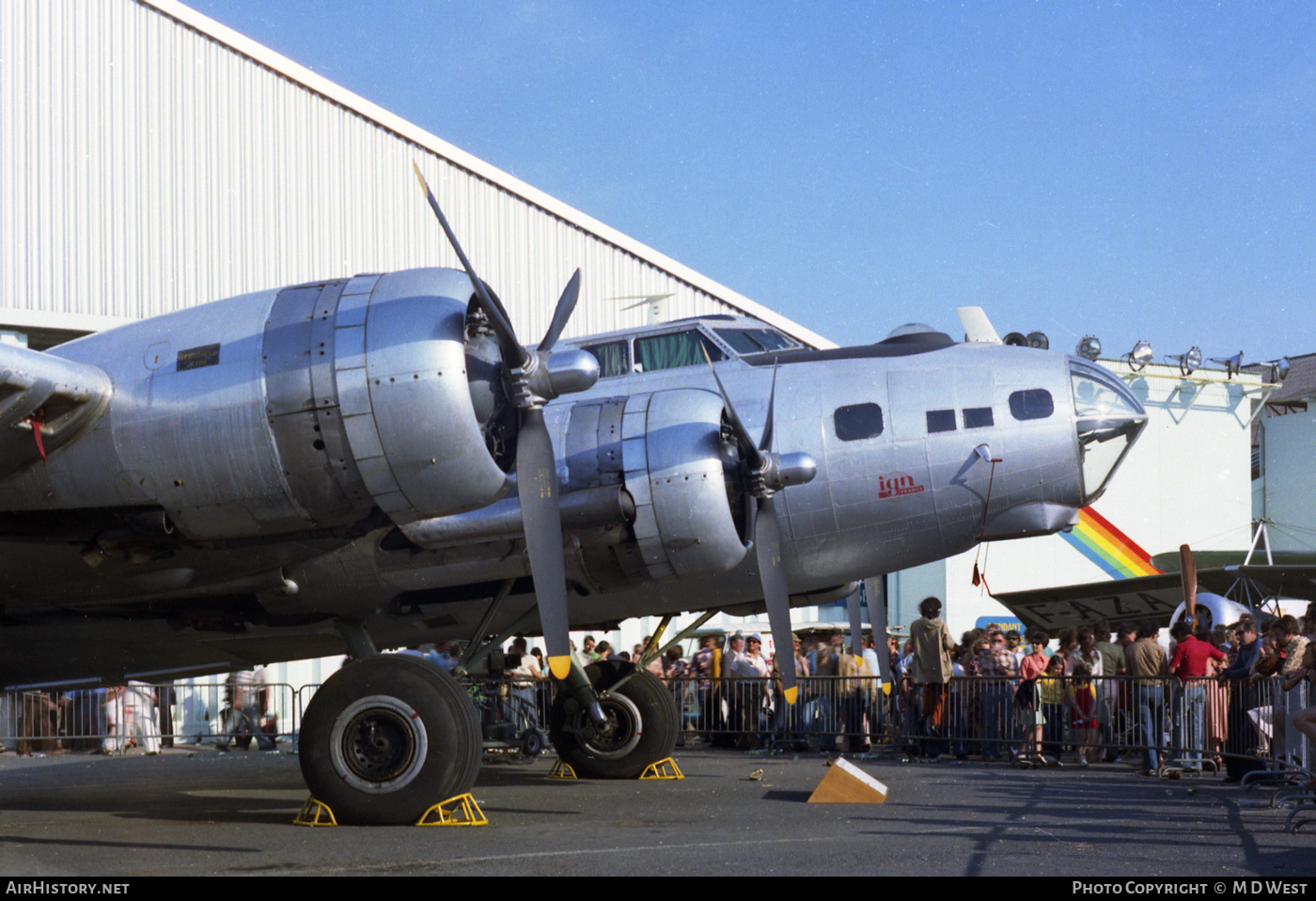 Aircraft Photo of F-BGSP | Boeing B-17G Flying Fortress | IGN - Institut Géographique National | AirHistory.net #90622