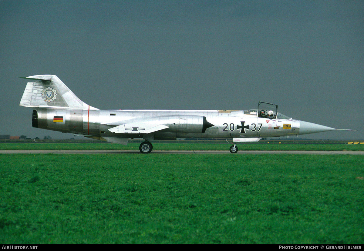 Aircraft Photo of 2037 | Lockheed F-104G Starfighter | Germany - Air Force | AirHistory.net #90627