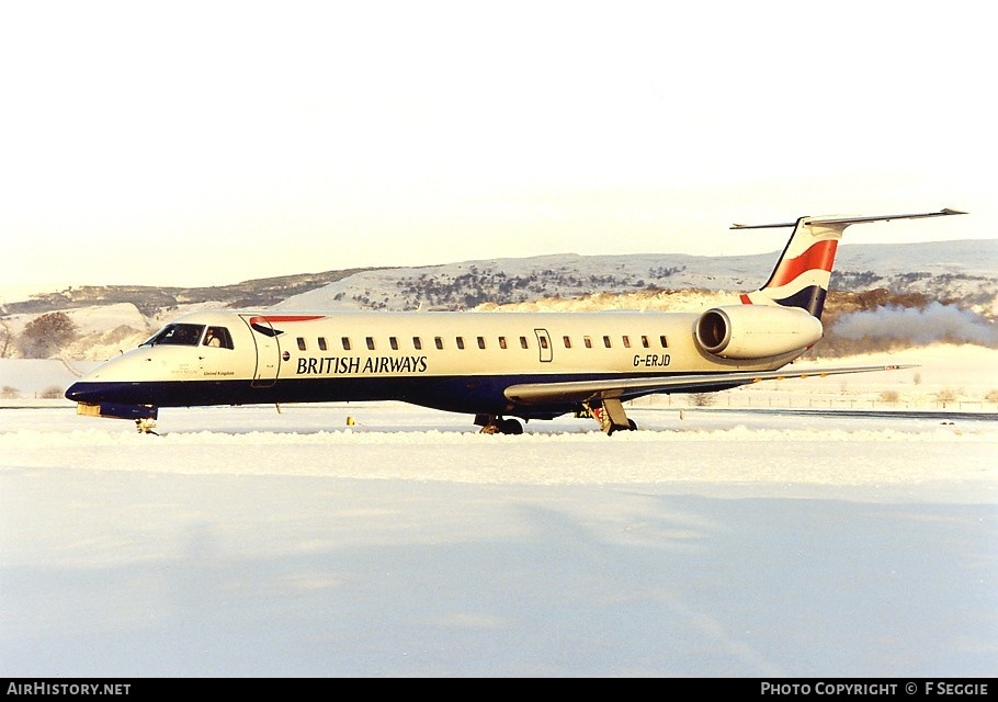 Aircraft Photo of G-ERJD | Embraer ERJ-145EP (EMB-145EP) | British Airways | AirHistory.net #90629
