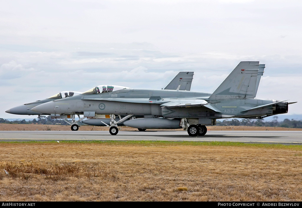 Aircraft Photo of A21-7 | McDonnell Douglas F/A-18A Hornet | Australia - Air Force | AirHistory.net #90631