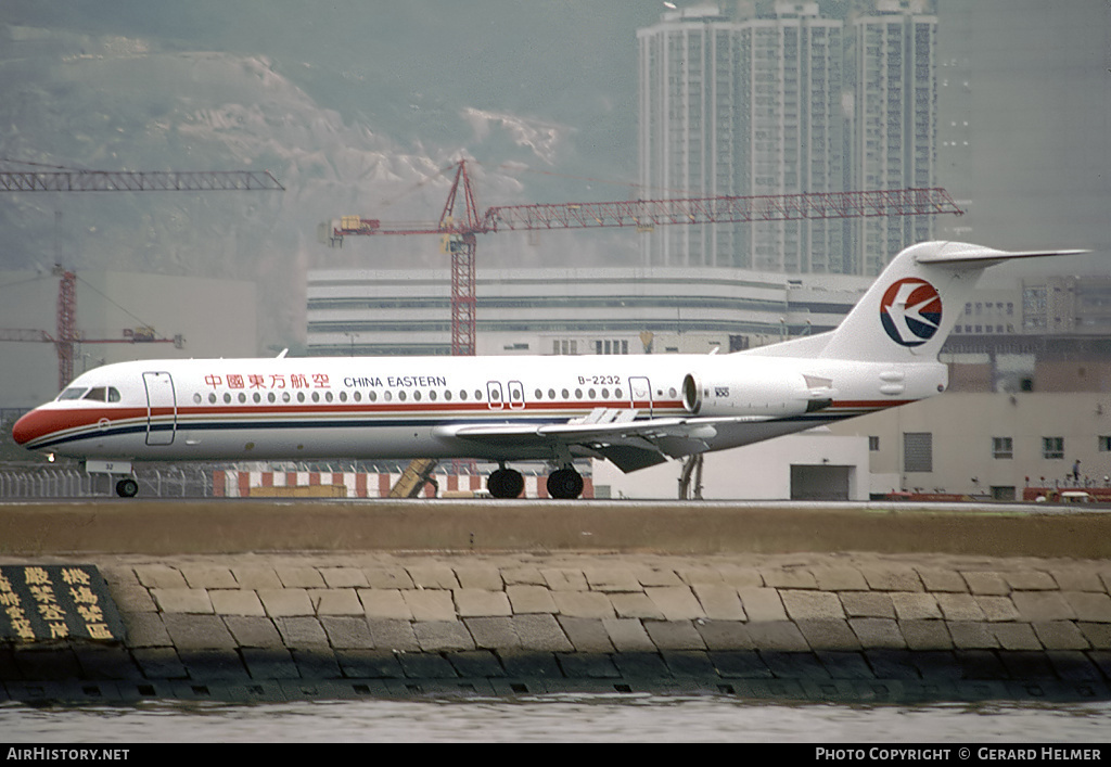Aircraft Photo of B-2232 | Fokker 100 (F28-0100) | China Eastern Airlines | AirHistory.net #90646