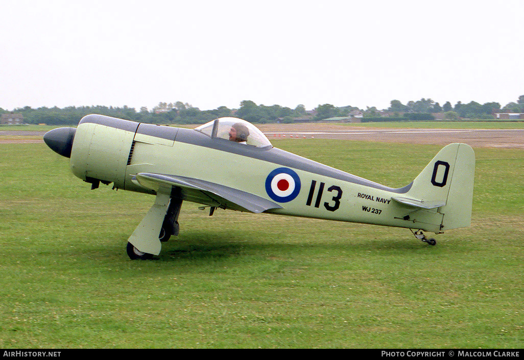 Aircraft Photo of G-BLTG / WJ237 | WAR Hawker Sea Fury | UK - Navy | AirHistory.net #90664