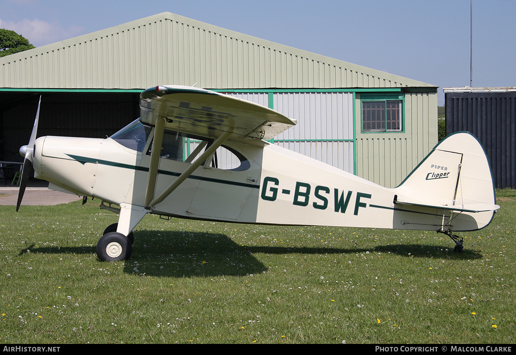 Aircraft Photo of G-BSWF | Piper PA-16(Mod) Clipper | AirHistory.net #90668