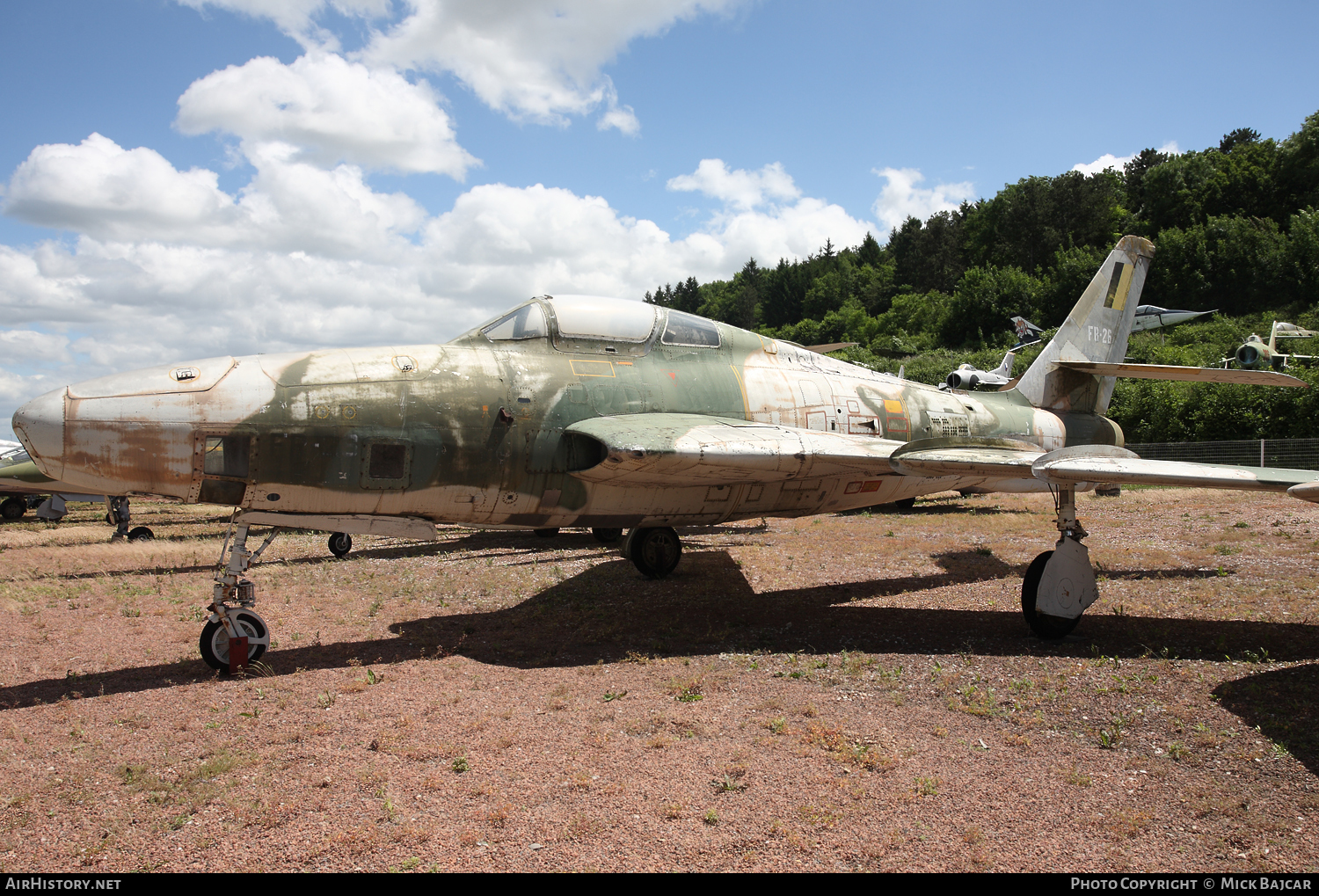 Aircraft Photo of FR-26 | Republic RF-84F Thunderflash | Belgium - Air Force | AirHistory.net #90674