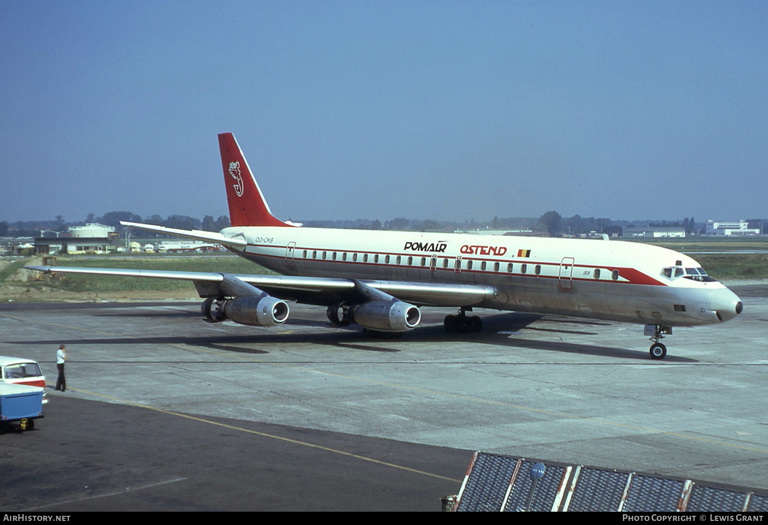 Aircraft Photo of OO-CMB | Douglas DC-8-32 | Pomair Ostend | AirHistory.net #90676