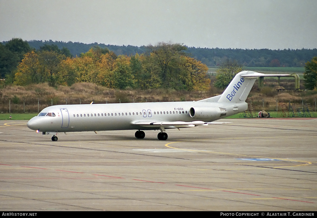 Aircraft Photo of F-GIOV | Fokker 100 (F28-0100) | BerLine | AirHistory.net #90710