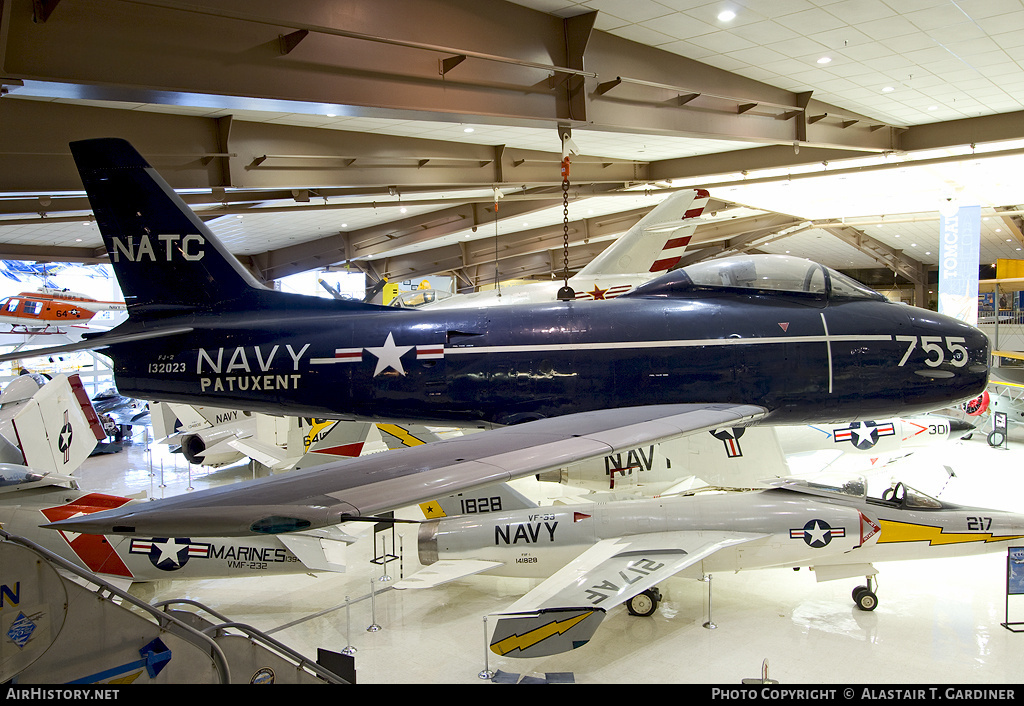Aircraft Photo of 132023 | North American FJ-2 Fury | USA - Navy | AirHistory.net #90731
