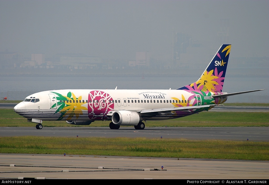Aircraft Photo of JA737A | Boeing 737-46Q | Skynet Asia Airways - SNA | AirHistory.net #90732