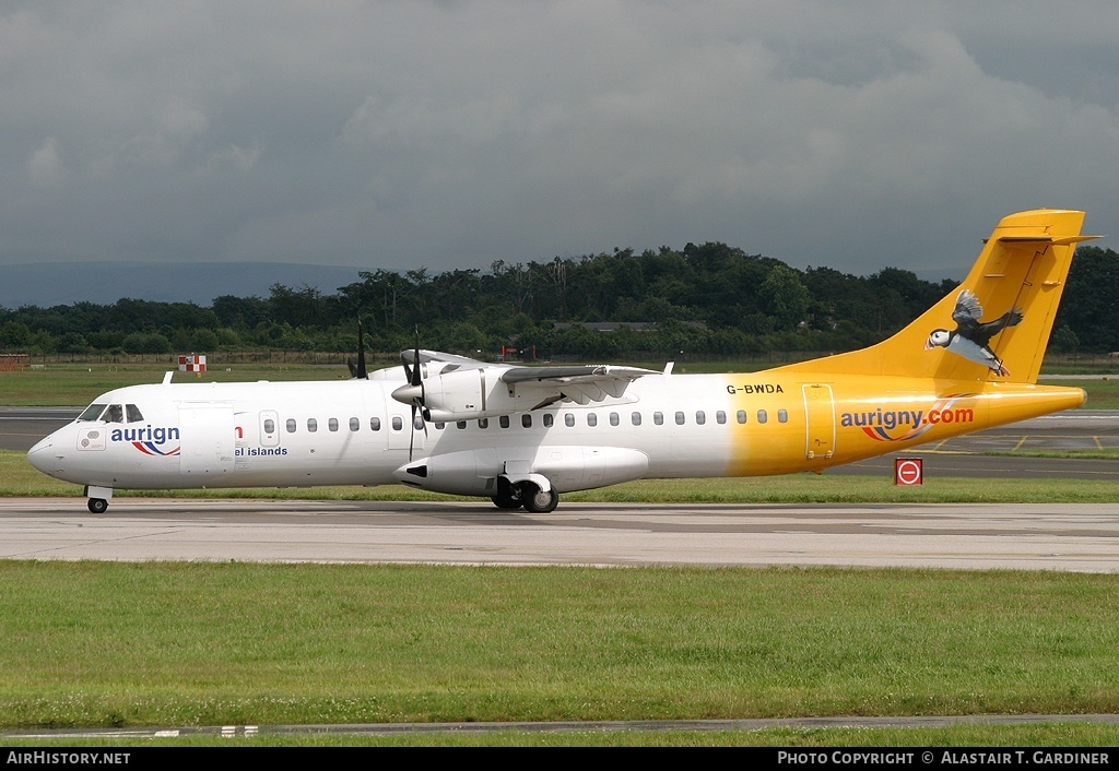 Aircraft Photo of G-BWDA | ATR ATR-72-202 | Aurigny Air Services | AirHistory.net #90738