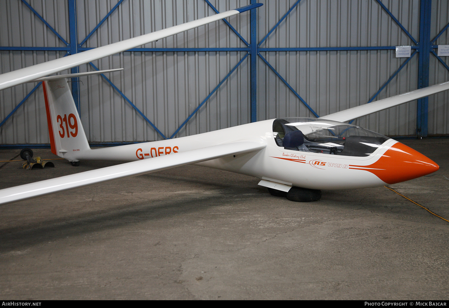 Aircraft Photo of G-DERS | Schleicher ASW-19B | Booker Gliding Club | AirHistory.net #90759