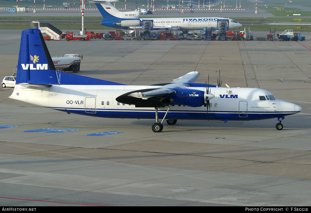 Aircraft Photo of OO-VLR | Fokker 50 | VLM Airlines | AirHistory.net #90764