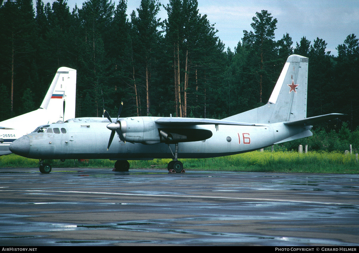Aircraft Photo of 16 red | Antonov An-24T | Russia - Air Force | AirHistory.net #90773