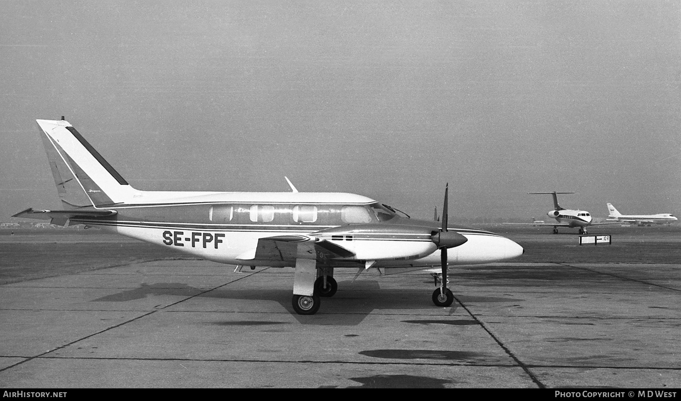 Aircraft Photo of SE-FPF | Piper PA-31P Pressurized Navajo | AirHistory.net #90778
