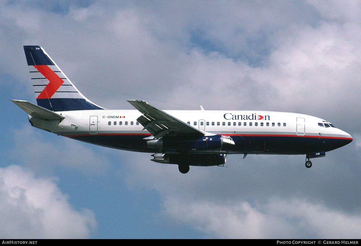 Aircraft Photo of C-GNDM | Boeing 737-242/Adv | Canadian Airlines | AirHistory.net #90804