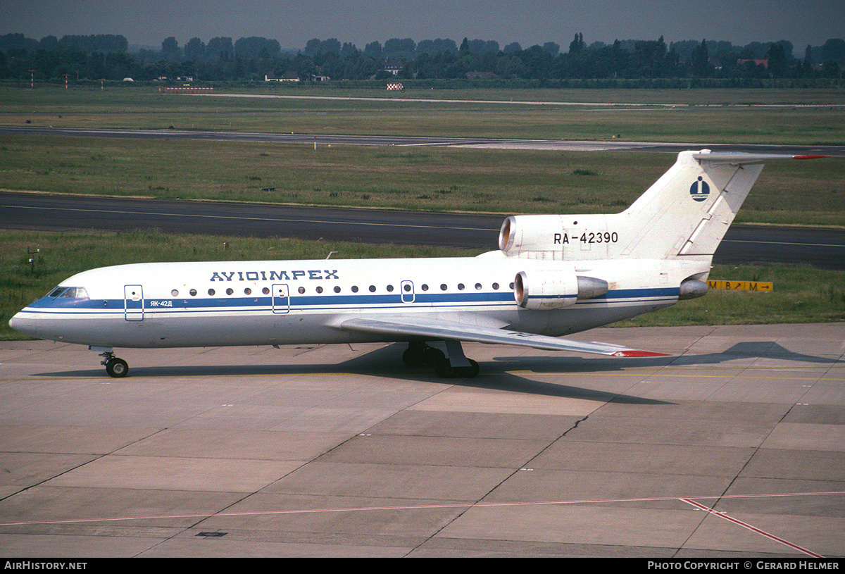 Aircraft Photo of RA-42390 | Yakovlev Yak-42D | Avioimpex | AirHistory.net #90805