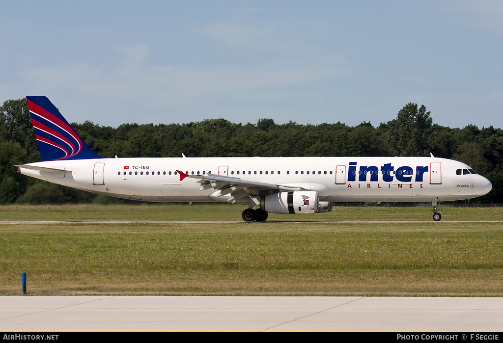 Aircraft Photo of TC-IEG | Airbus A321-231 | Inter Airlines | AirHistory.net #90809
