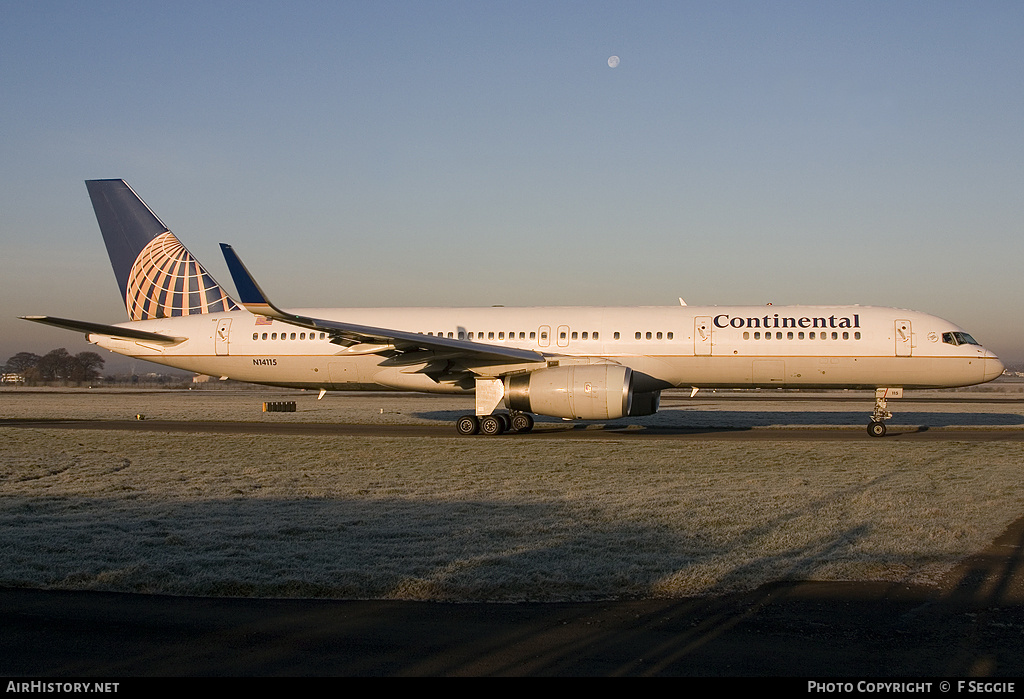 Aircraft Photo of N14115 | Boeing 757-224 | Continental Airlines | AirHistory.net #90815