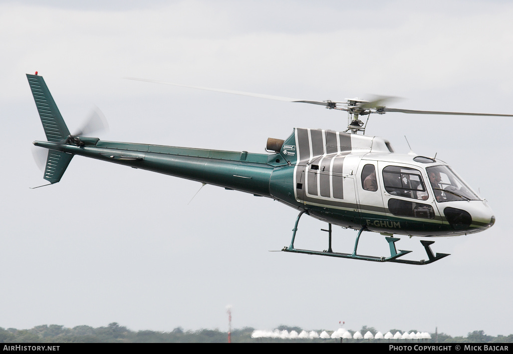 Aircraft Photo of F-GHUM | Aerospatiale AS-350BA Ecureuil | AirHistory.net #90827