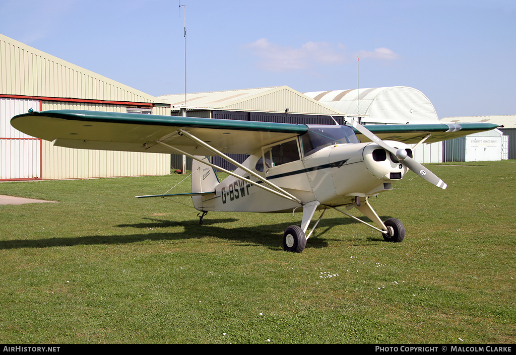 Aircraft Photo of G-BSWF | Piper PA-16(Mod) Clipper | AirHistory.net #90836