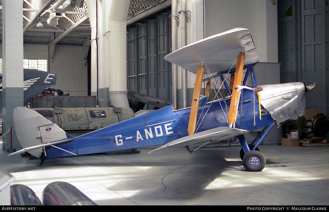 Aircraft Photo of G-ANDE | De Havilland D.H. 82A Tiger Moth II | Chauffair | AirHistory.net #90848
